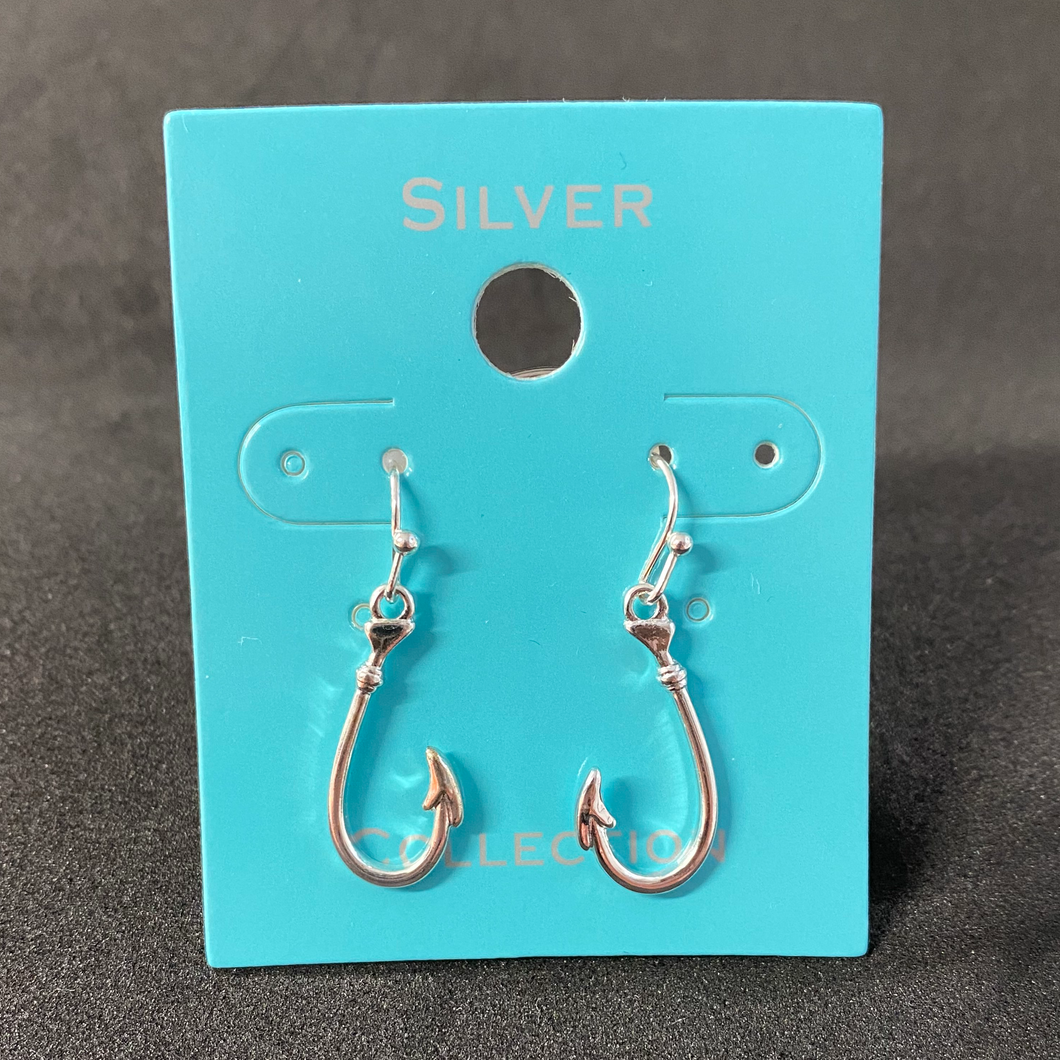Silver Fish Hook Earrings – Shack Shoppe, LLC
